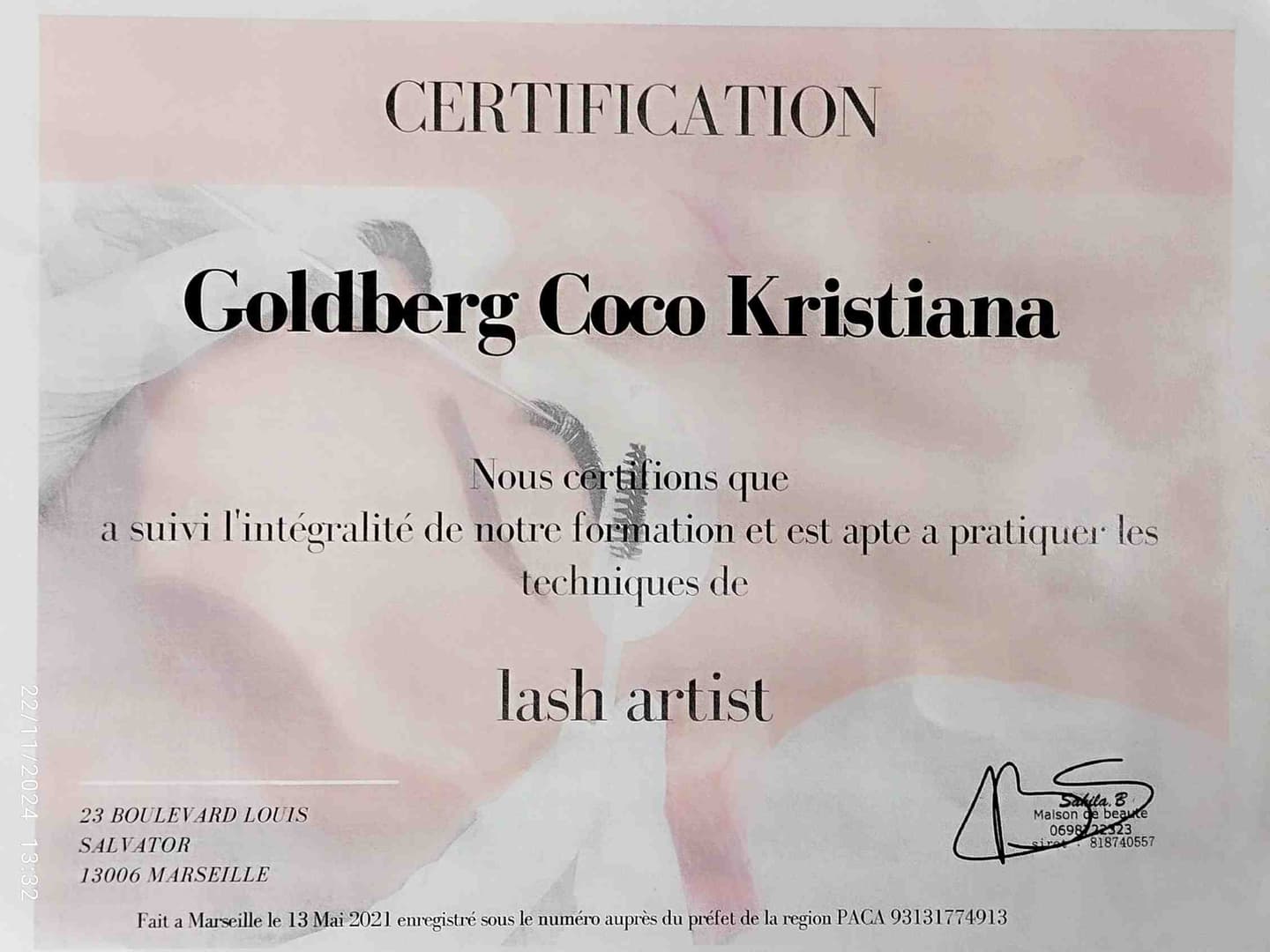 Certificates